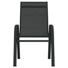 Trendy tuinset met gehard glas voor een stijlvolle terrasbeleving - Zwart / na / 3 - Tuinsets