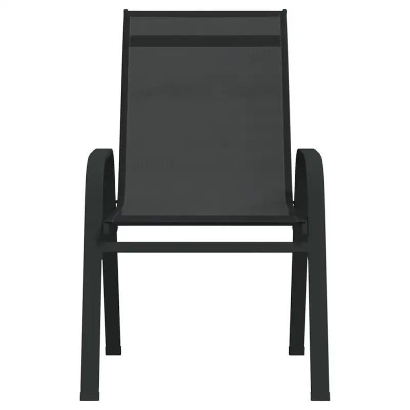 Trendy tuinset met gehard glas voor een stijlvolle terrasbeleving - Zwart / na / 3 - Tuinsets