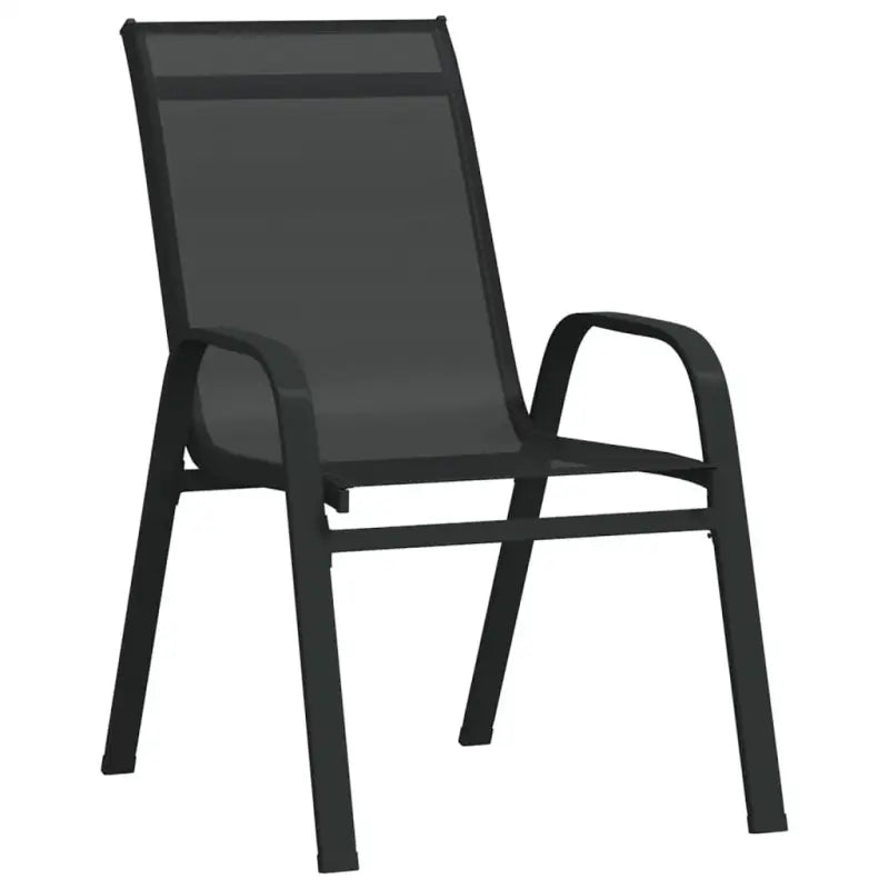 Trendy tuinset met gehard glas voor een stijlvolle terrasbeleving - Zwart / na / 3 - Tuinsets