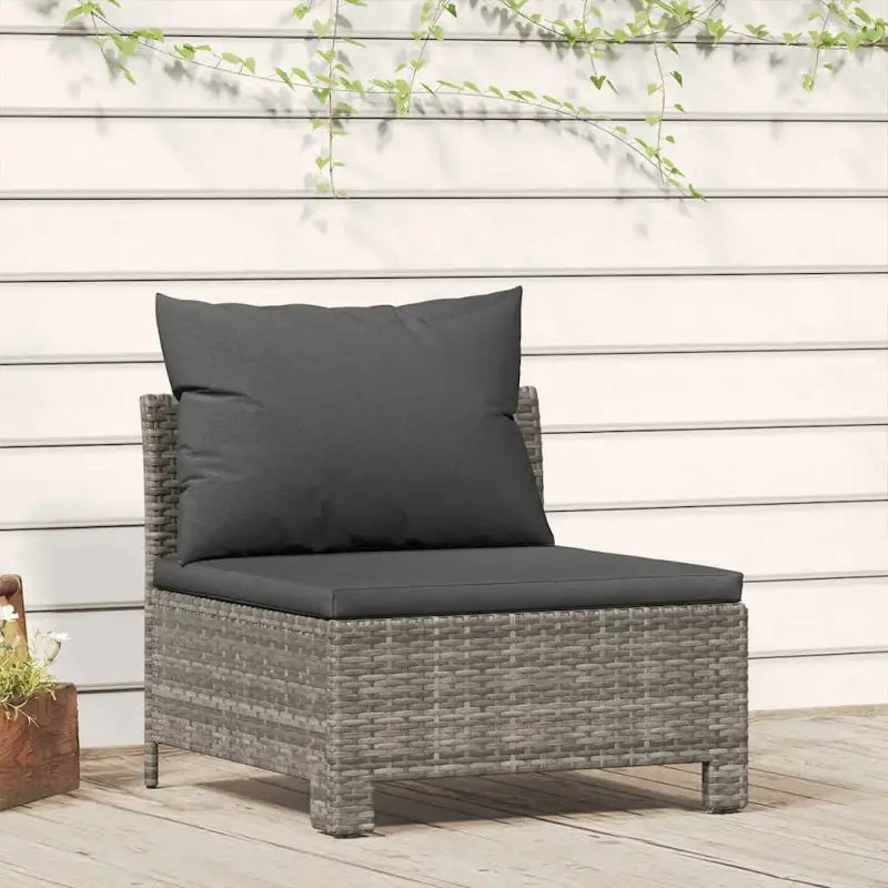 Trendy tuinset met poly rattan en lichtgewicht constructie - middle - Tuinsets