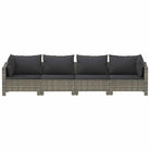 Trendy tuinset met poly rattan en lichtgewicht constructie - Tuinsets
