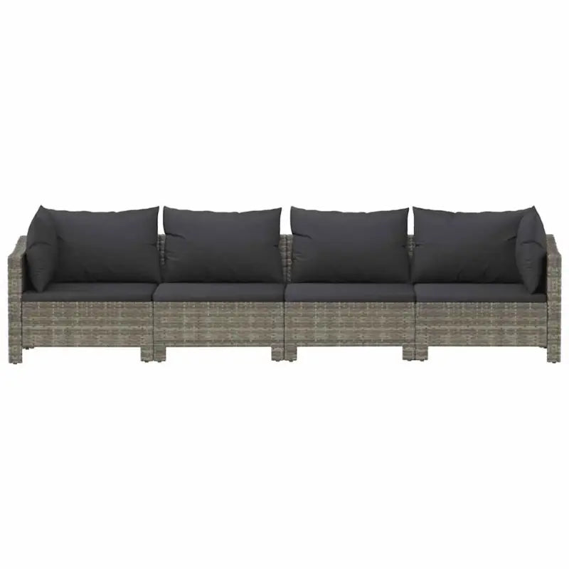 Trendy tuinset met poly rattan en lichtgewicht constructie - Tuinsets