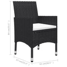 Trendy tuinset met poly rattan en warm massief acaciahout stijl - Tuinsets