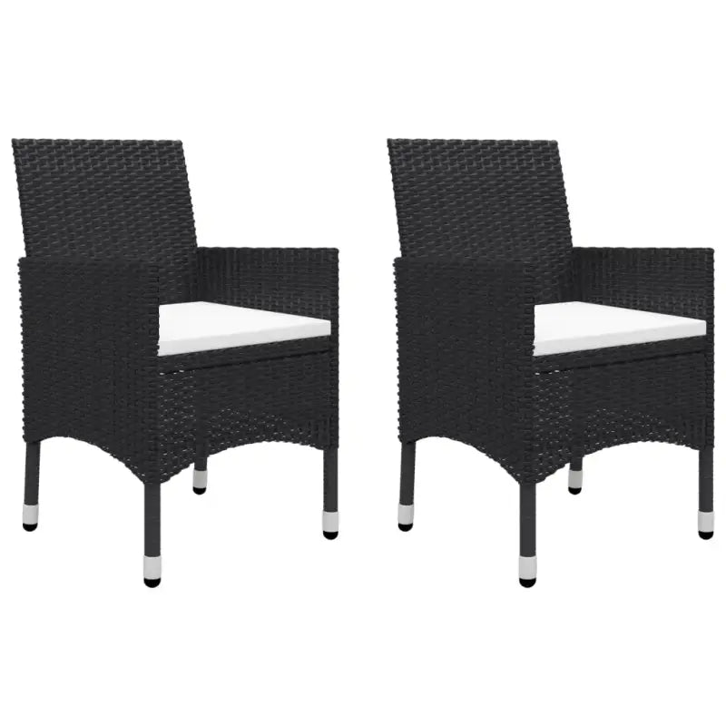Trendy tuinset met poly rattan en warm massief acaciahout stijl - Tuinsets