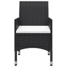 Trendy tuinset met poly rattan en warm massief acaciahout stijl - Tuinsets