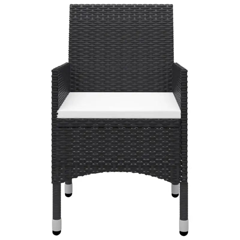 Trendy tuinset met poly rattan en warm massief acaciahout stijl - Tuinsets