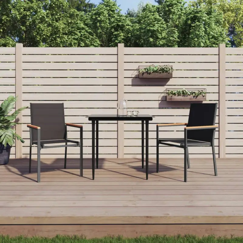 Trendy tuinstoelen met ademend textileen en UV-bestendigheid - 2 - Tuinstoelen