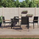 Trendy tuinstoelen met ademend textileen en UV-bestendigheid - 4 - Tuinstoelen
