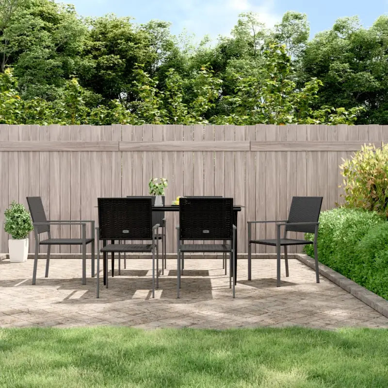 Trendy tuinstoelen van duurzaam poly rattan voor jouw tuin of terras - 6 / Nee - Tuinstoelen