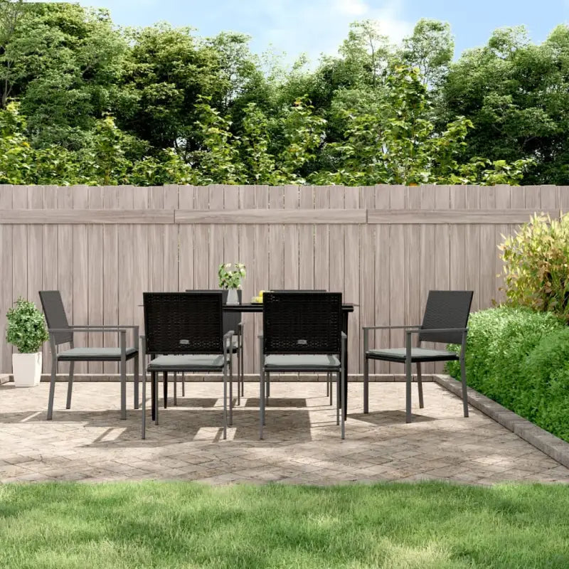 Trendy tuinstoelen van duurzaam poly rattan voor jouw tuin of terras - 6 / Ja - Tuinstoelen