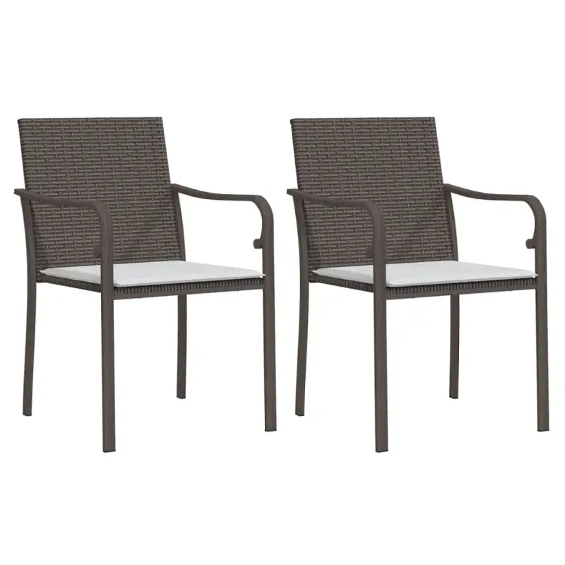 Trendy tuinstoelen van duurzaam poly rattan voor terras en tuin - Tuinstoelen