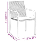 Trendy tuinstoelen van duurzaam poly rattan voor terras en tuin - Tuinstoelen