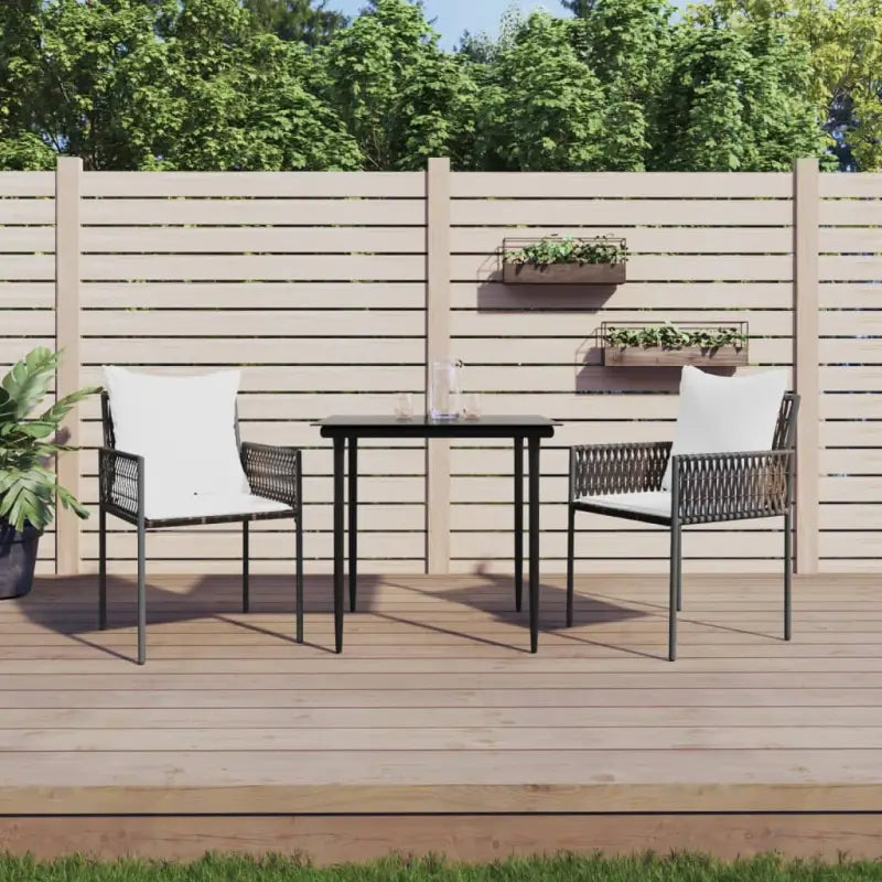 Trendy Tuinstoelen van Poly Rattan voor een duurzame tuinset - Bruin / 2 - Tuinstoelen