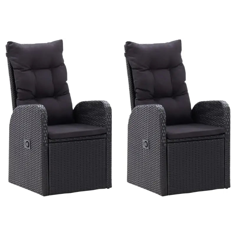 Trendy tuinstoelset met gemakkelijke stoelen en ruime afmetingen - Tuinsets