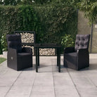 Trendy tuinstoelset met gemakkelijke stoelen en ruime afmetingen - Tuinsets