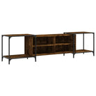Trendy Tv-meubel met bewerkt hout en metalen frame - Tv-meubels