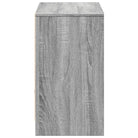 Trendy TV-meubel met LED-verlichting in Grijs Sonoma Eiken - Tv-meubels
