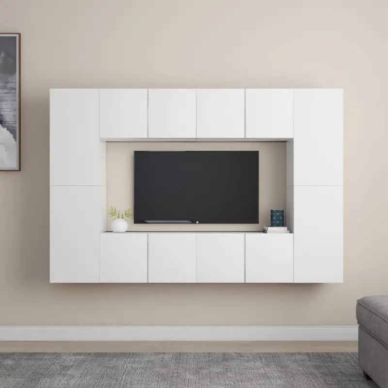 Trendy Tv-meubel met muurbevestiging voor een tijdloze uitstraling - Wit / 1 / 60 cm - Tv-meubels