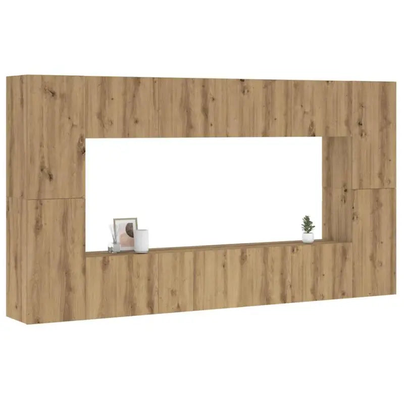 Trendy Tv-meubel met muurbevestiging voor een tijdloze uitstraling - artisanaal eikenkleurig / 4 / 80 cm - Tv-meubels