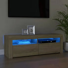 Trendy tv-meubel met rgb led-verlichting en stevige constructie - Sonoma eiken / 1 - Tv-meubels
