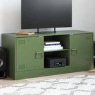 Trendy tv-meubel met stabiel frame van koudgewalst staal - Groen / 1 - Tv-meubels