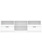Trendy tv-meubel met stevig blad en bewerkt hout voor modern interieur - Tv-meubels