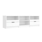 Trendy tv-meubel met stevig blad en bewerkt hout voor modern interieur - Tv-meubels