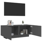 Trendy Tv-meubel van bewerkt hout met praktisch en stijlvol ontwerp - Grijs / 1 - Tv-meubels