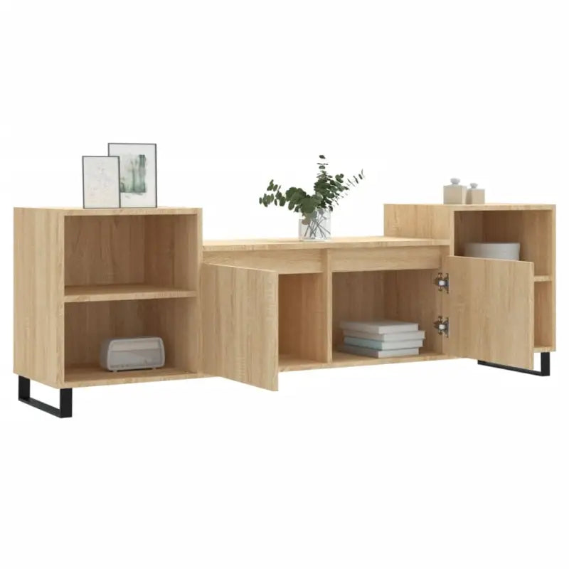 Trendy tv-meubel van bewerkt hout met stevig en stijlvol ontwerp - Tv-meubels