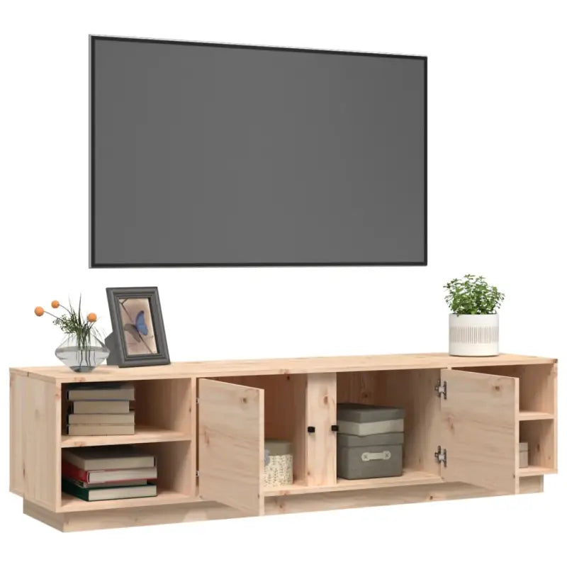 Trendy tv-meubel van massief grenenhout met strak design - Tv-meubels