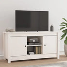 Trendy tv-meubel van massief grenenhout voor een stijlvolle woonkamer - Wit / 1 - Tv-meubels