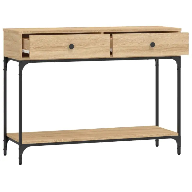 Trendy wandtafel van bewerkt hout voor elegante interieuraccenten - Bijzettafels