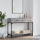 Trendy wandtafel van bewerkt hout voor elegante interieuraccenten - Grijs sonoma / 1 / 100 cm - Bijzettafels