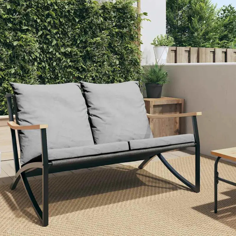 Tuinbank met kussen voor comfortabele zitervaring met wasbare hoes - Bank - Tuinsets