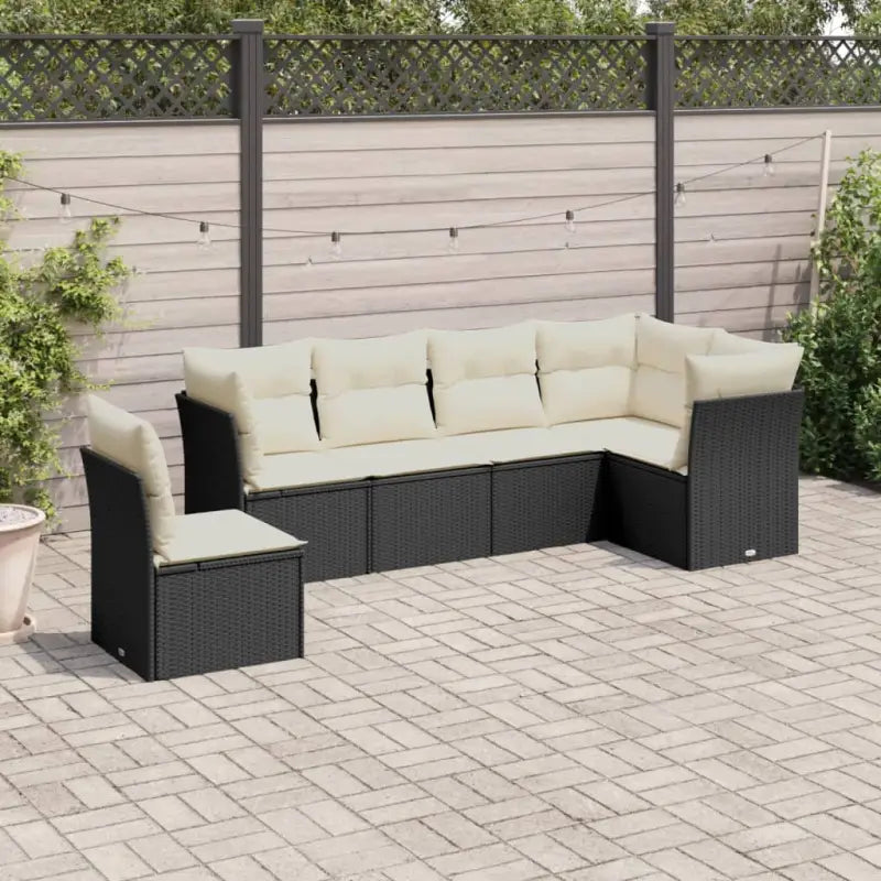 Tuinbank met poly rattan en gepoedercoat staal voor comfortabele zitervaring - Tuinsets