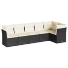 Tuinbank met poly rattan en gepoedercoat staal voor comfortabele zitervaring - Tuinsets