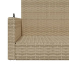 Tuinbank met poly rattan voor ontspanning in de buitenruimte - Tuinbanken