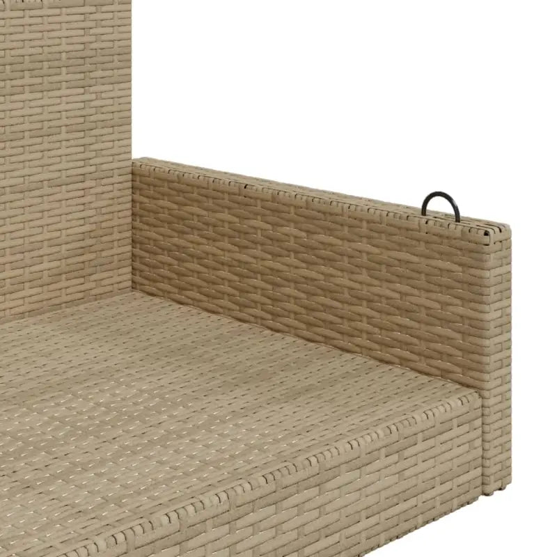 Tuinbank met poly rattan voor ontspanning in de buitenruimte - Tuinbanken