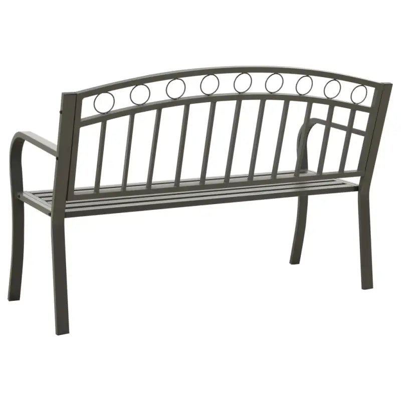 Tuinbank van gepoedercoat staal met duurzaam frame voor buitengebruik - Tuinbanken
