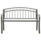 Tuinbank van gepoedercoat staal met duurzaam frame voor buitengebruik - Tuinbanken