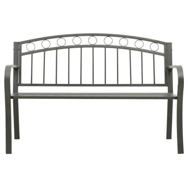 Tuinbank van gepoedercoat staal met duurzaam frame voor buitengebruik - Tuinbanken