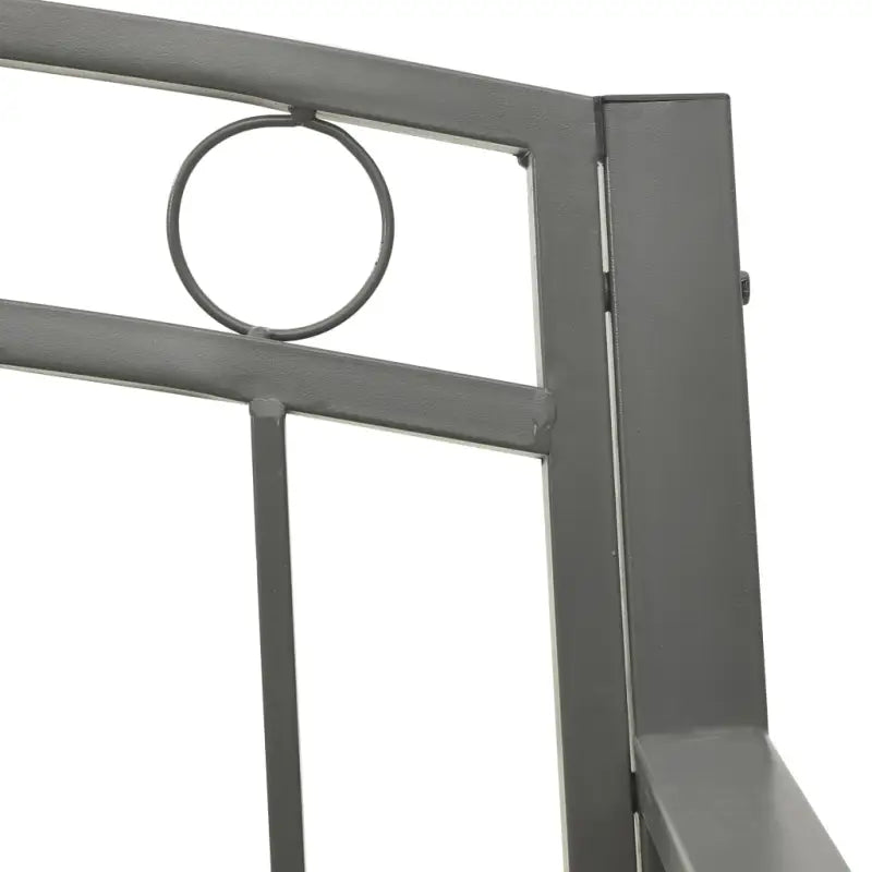 Tuinbank van gepoedercoat staal met duurzaam frame voor buitengebruik - Tuinbanken