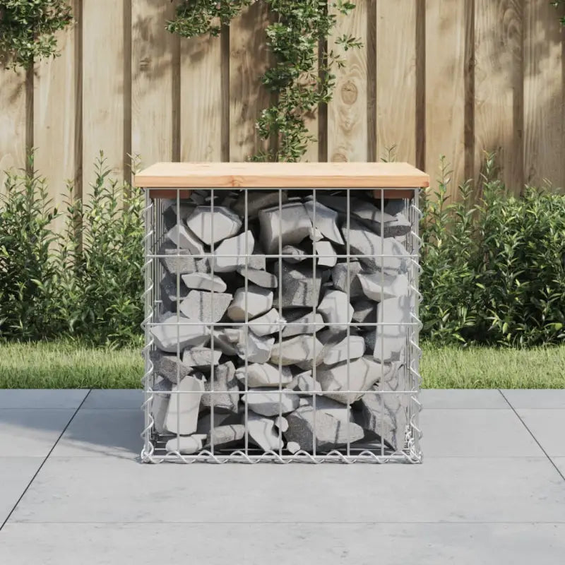 Tuinbank van massief douglashout voor een duurzame buitenzitplek - Natuurlijk grenenhout / 43 x 44 x 42 cm / 1
