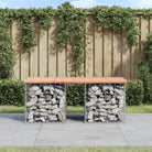 Tuinbank van massief douglashout voor een duurzame buitenzitplek - Natuurlijk douglashout / 44 x 103 x 42 cm / 1