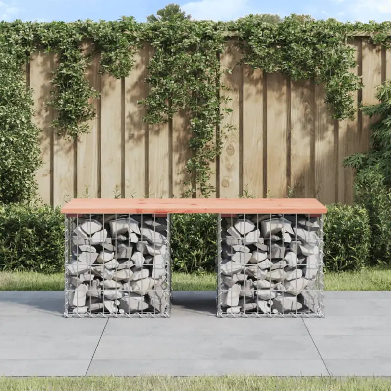 Tuinbank van massief douglashout voor een duurzame buitenzitplek - Natuurlijk douglashout / 44 x 103 x 42 cm / 1