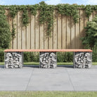 Tuinbank van massief douglashout voor een duurzame buitenzitplek - Natuurlijk douglashout / 203 x 44 x 42 cm / 1