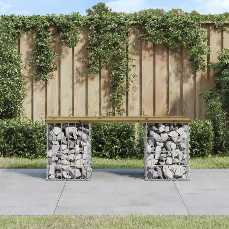 Tuinbank van massief douglashout voor een duurzame buitenzitplek - Donkerbruin / 103 x 31 x 42 cm / 1 - Tuinbanken
