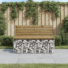 Tuinbank van massief douglashout voor een duurzame buitenzitplek - Donkerbruin / 103 x 70 x 65 cm / 1 - Tuinbanken