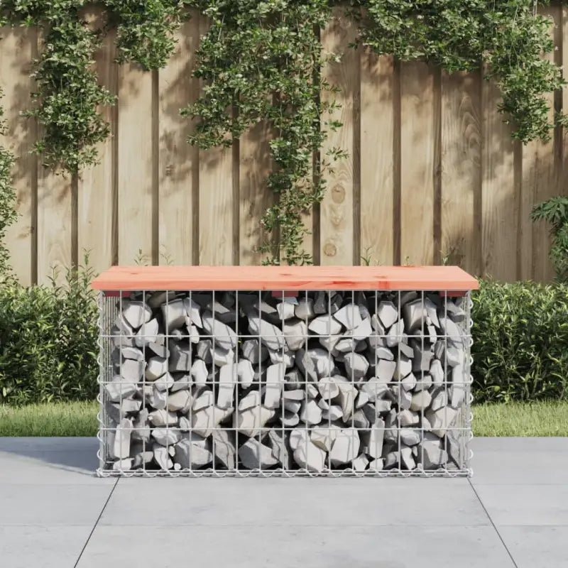 Tuinbank van massief douglashout voor een duurzame buitenzitplek - Natuurlijk douglashout / 83 x 44 x 42 cm / 1