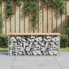 Tuinbank van massief douglashout voor een duurzame buitenzitplek - Natuurlijk grenenhout / 103 x 31,5 x 42 cm / 1